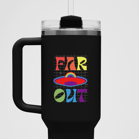 FAR OUT | Gay Pride Polar Camel Insulated Mug - Queer Energy