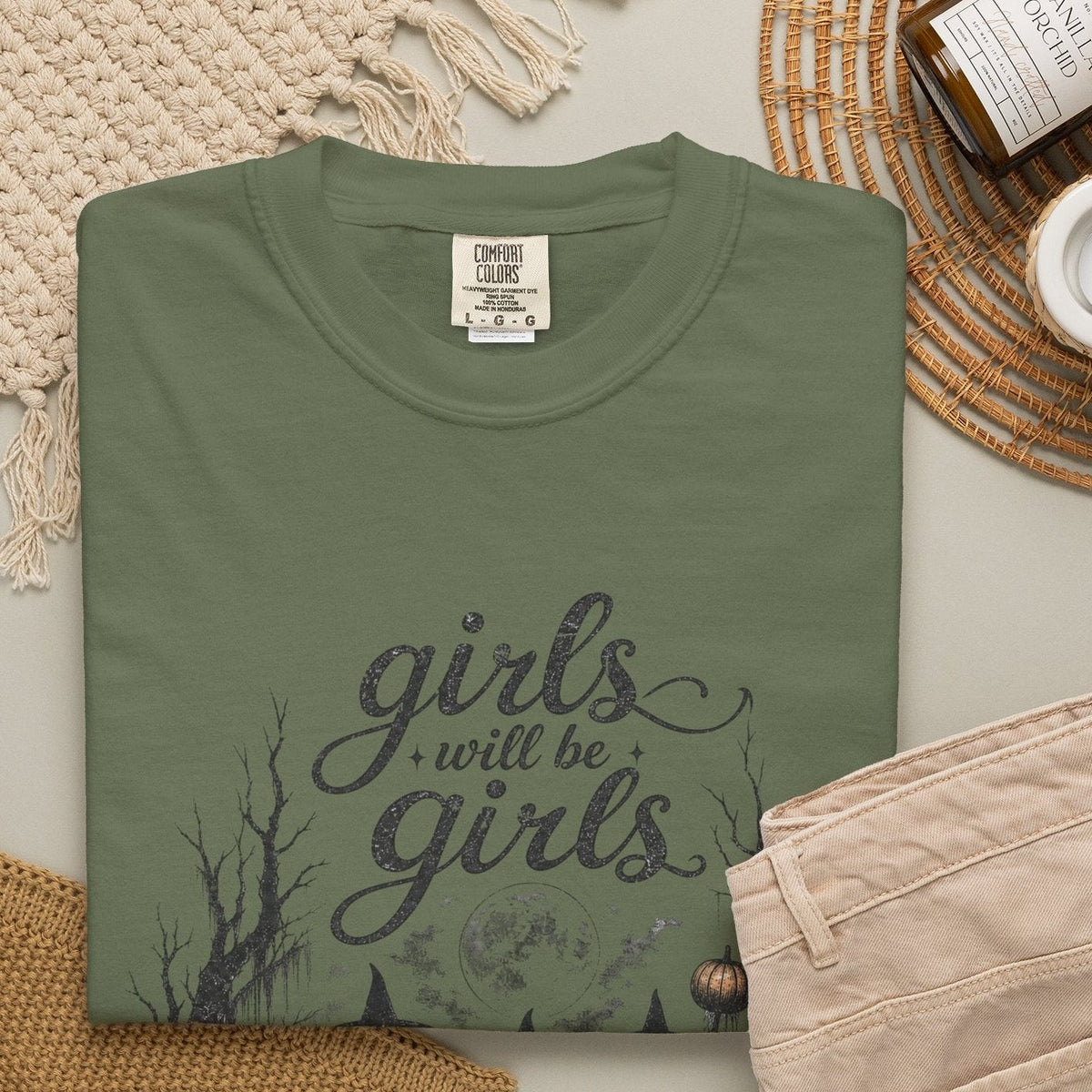 Girls Will Be Girls | Sapphic Halloween Tee Designed by Queer Energy - Queer Energy