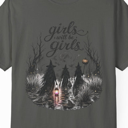 Girls Will Be Girls | Sapphic Halloween Tee Designed by Queer Energy - Queer Energy