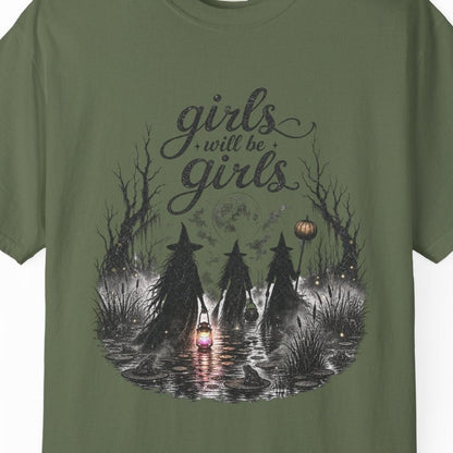 Girls Will Be Girls | Sapphic Halloween Tee Designed by Queer Energy - Queer Energy