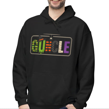 GUNCLE Halloween Patchwork | Funny Gay Pride Hoodie Designed by Queer Energy - Queer Energy