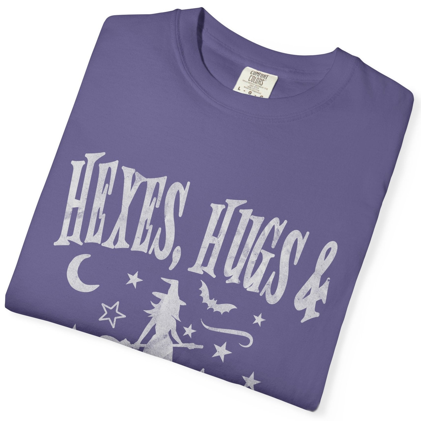 Hexes, Hugs & Gay Aunt Hijinks | Funny Halloween Lesbian Tee Designed by Queer Energy - Queer Energy