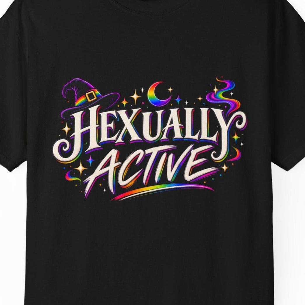 HEXUALLY ACTIVE | Halloween LGBTQ+ Tee Designed by Queer Energy - Queer Energy