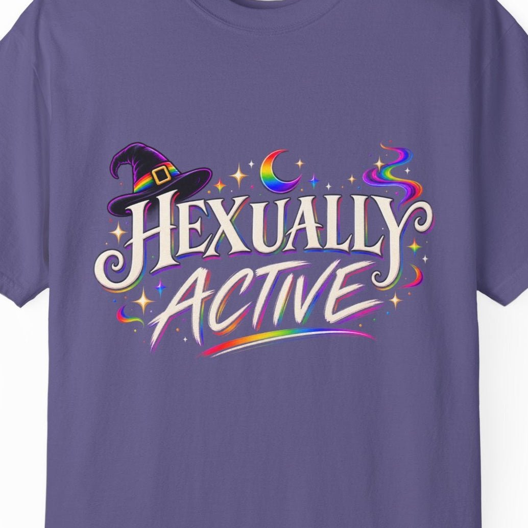 HEXUALLY ACTIVE | Halloween LGBTQ+ Tee Designed by Queer Energy - Queer Energy