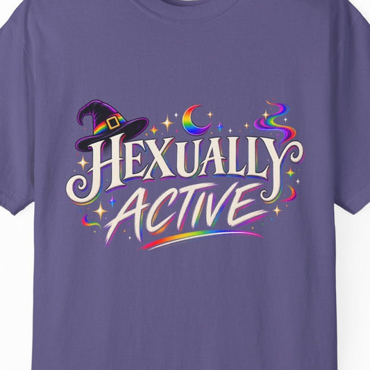 HEXUALLY ACTIVE | Halloween LGBTQ+ Tee Designed by Queer Energy - Queer Energy