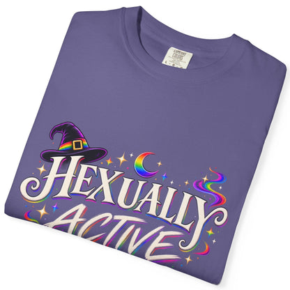 HEXUALLY ACTIVE | Halloween LGBTQ+ Tee Designed by Queer Energy - Queer Energy