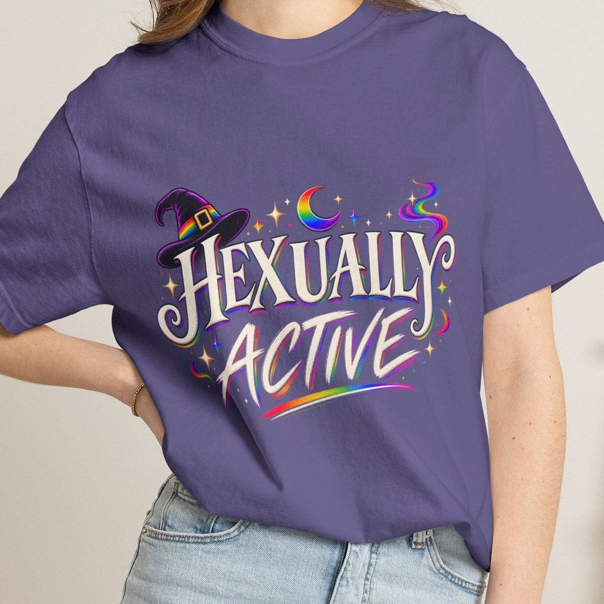HEXUALLY ACTIVE | Halloween LGBTQ+ Tee Designed by Queer Energy - Queer Energy