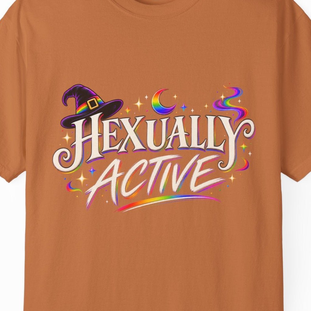 HEXUALLY ACTIVE | Halloween LGBTQ+ Tee Designed by Queer Energy - Queer Energy