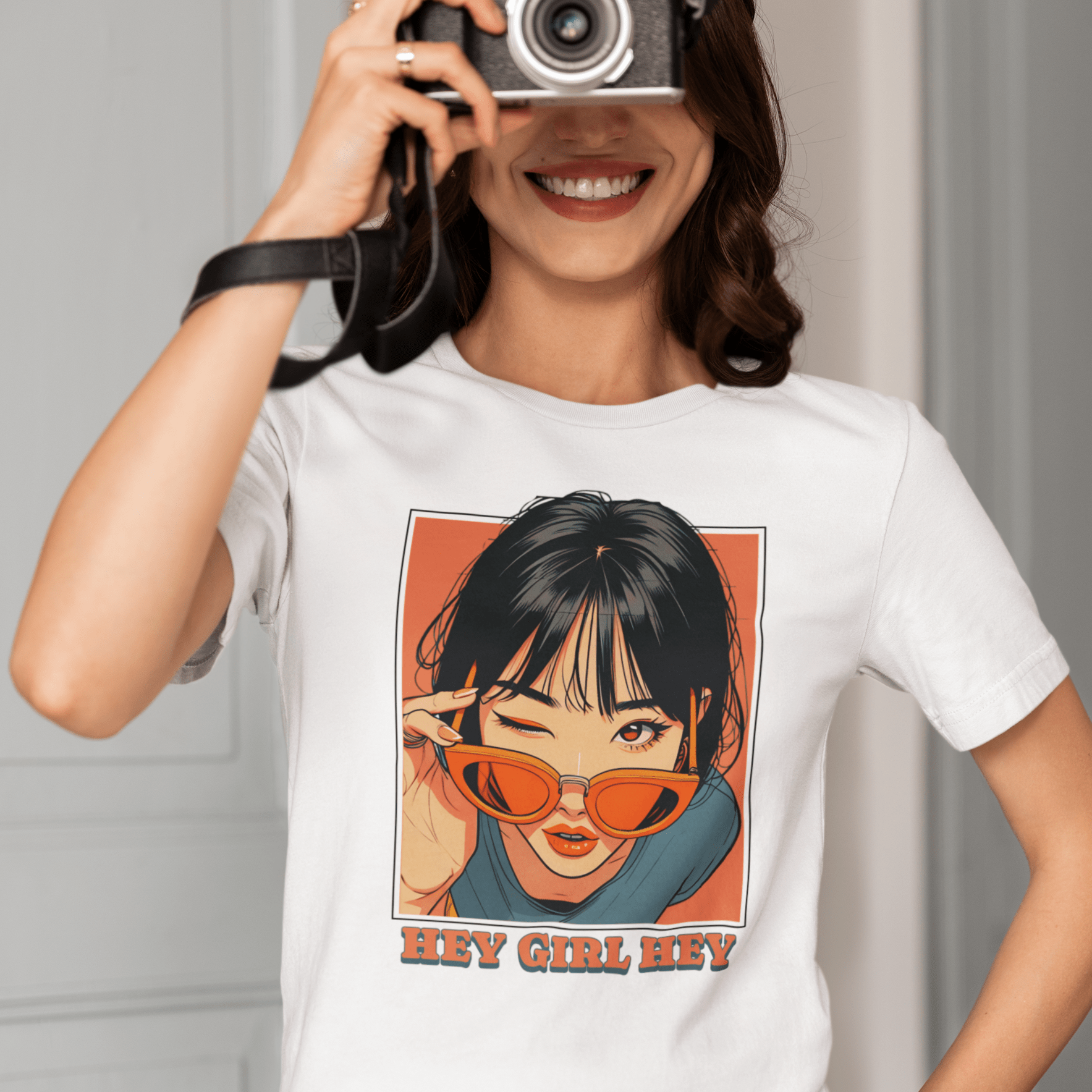 Hey Girl Hey | Flirty Lesbian tee - Queer Energy