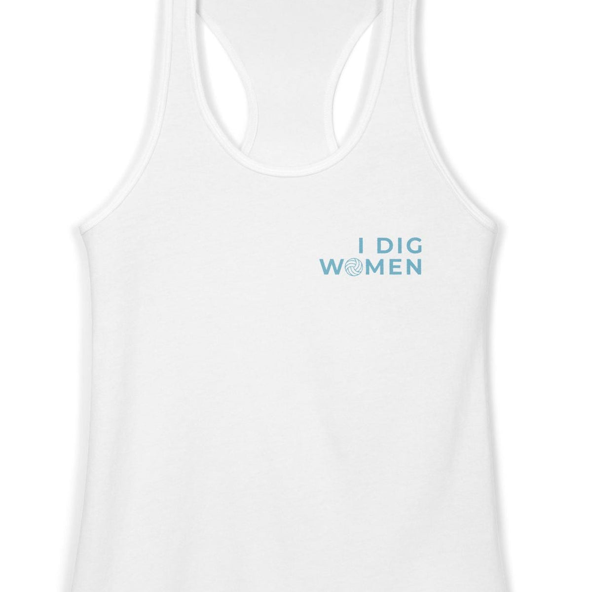I Dig Women - Set • Spike • Sapphic | Women's Racerback Tank Designed by Queer Energy - Queer Energy