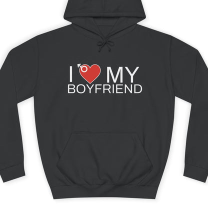 I LOVE MY BOYFRIEND | Gay LOVE Hoodie - Queer Energy