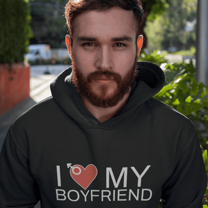 I LOVE MY BOYFRIEND | Gay LOVE Hoodie - Queer Energy