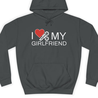 I LOVE MY GIRLFRIEND | Sapphic Love Hoodie - Queer Energy