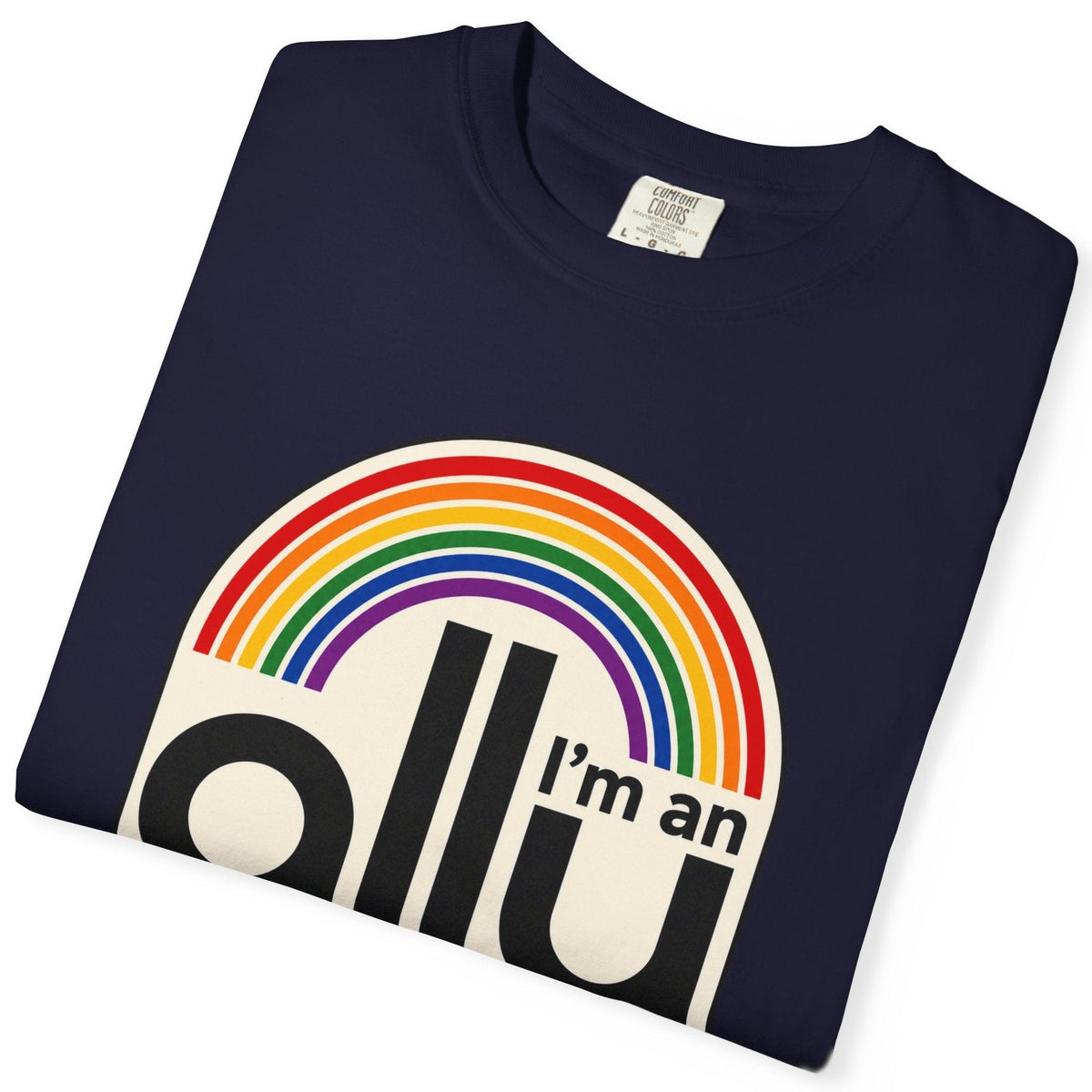 I'M AN ALLY NOT AN ASSHOLE | LGBTQ+ Ally Tee Designed by Queer Energy - Queer Energy