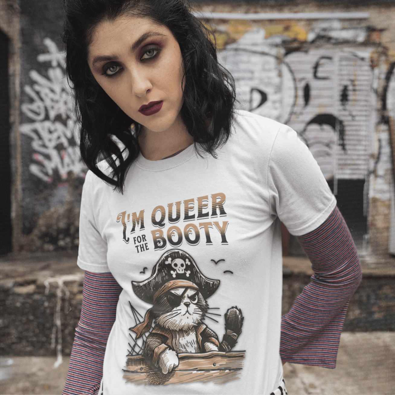 I'M QUEER for the BOOTIE | Funny Gay Halloween tee - Queer Energy
