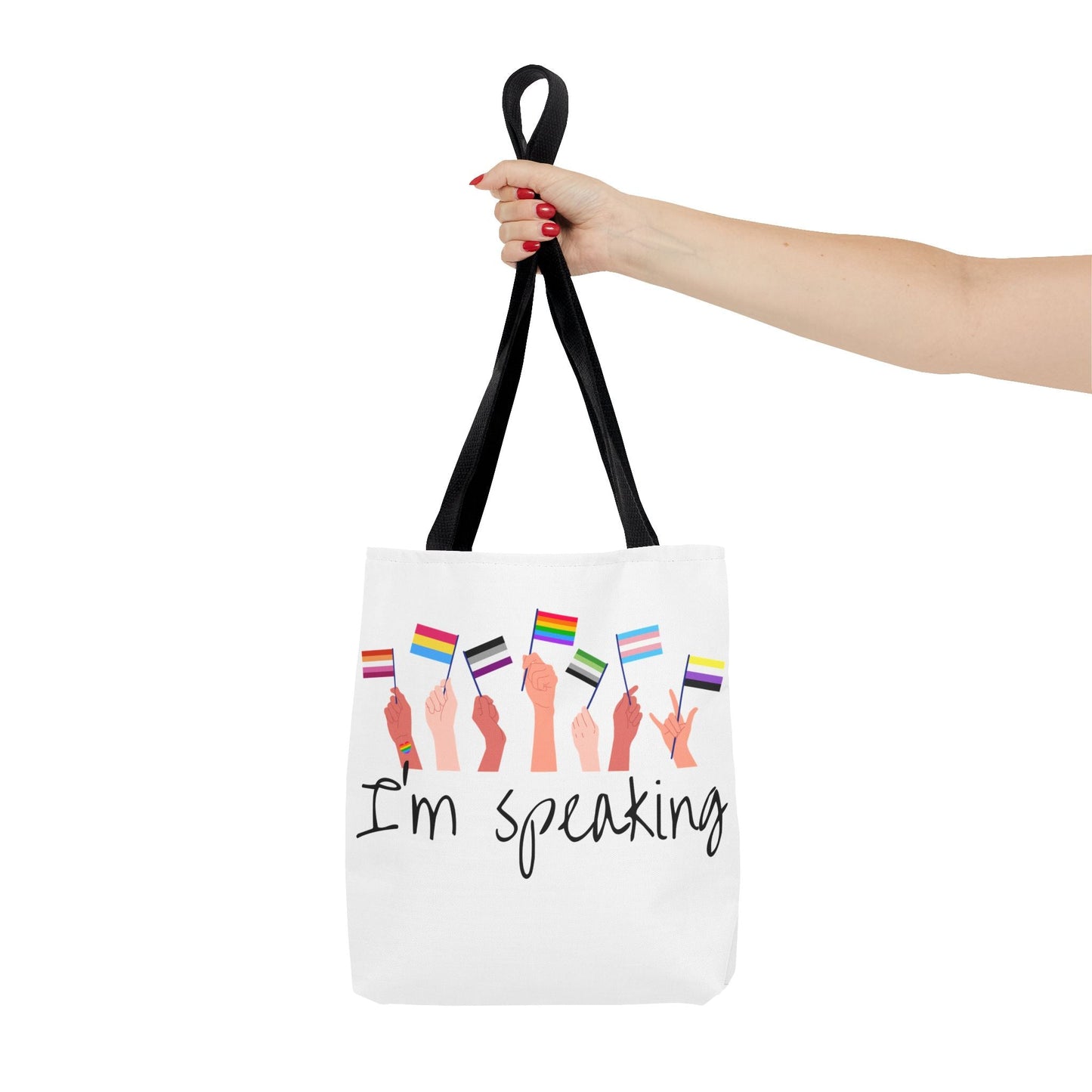 I'm Speaking | LGBTQ+ Activism Tote - Queer Energy
