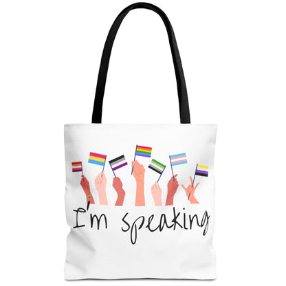 I'm Speaking | LGBTQ+ Activism Tote - Queer Energy