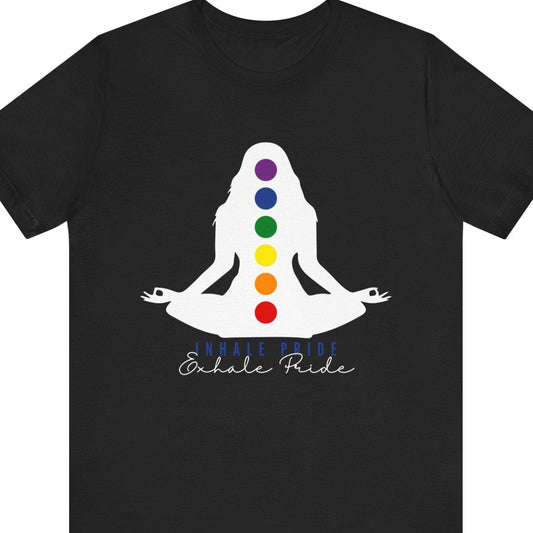 Inhale Pride - Exhale Pride | LGBTQ Pride Tee - Queer Energy