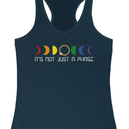 It's not just a phase | LGBTQ Rainbow Tank Top - Queer Energy