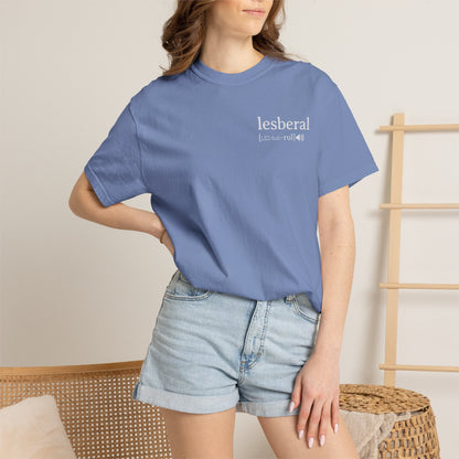 Lesberal Definition | Funny Lesbian Pride Tee Designed by Queer Energy - Queer Energy