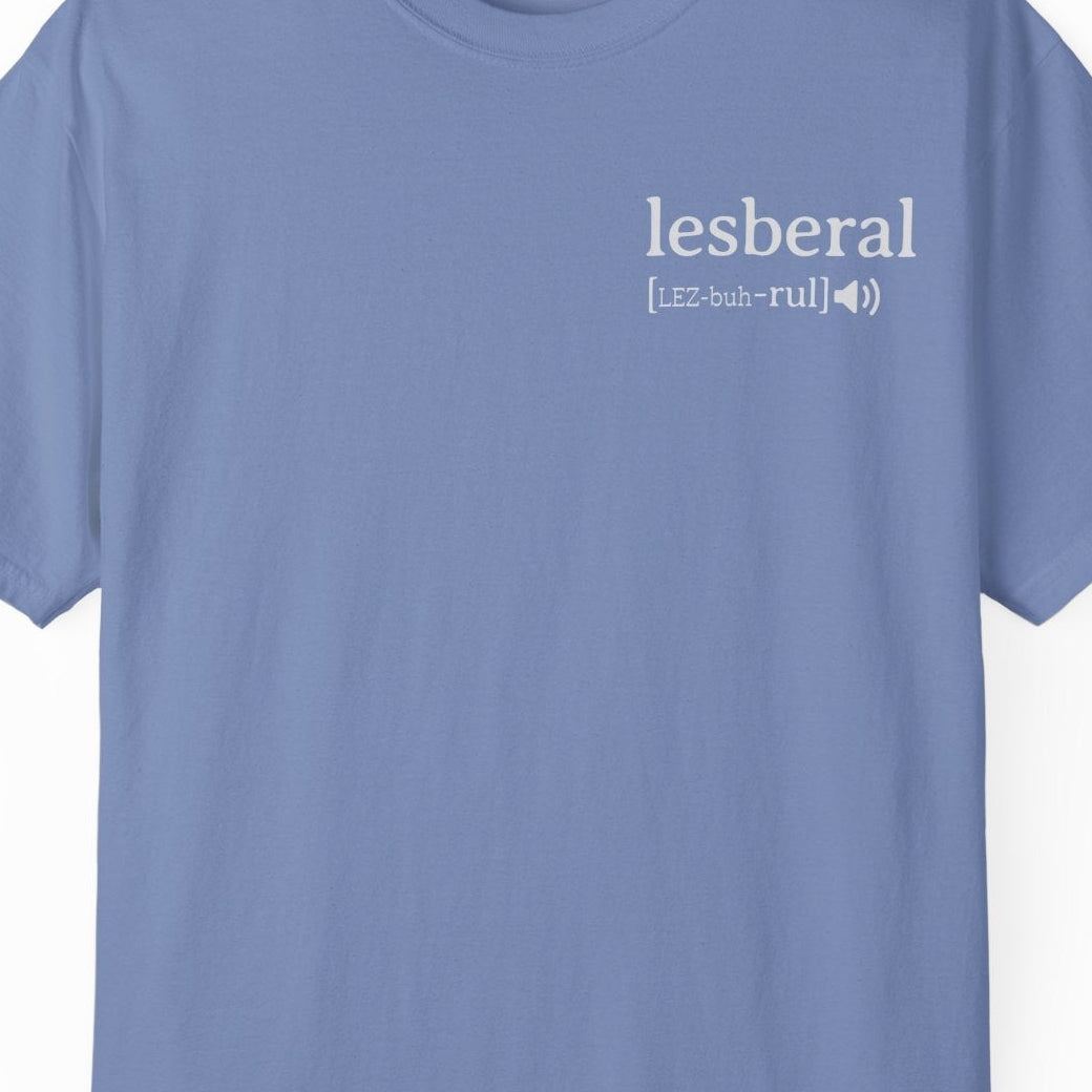 Lesberal Definition | Funny Lesbian Pride Tee Designed by Queer Energy - Queer Energy