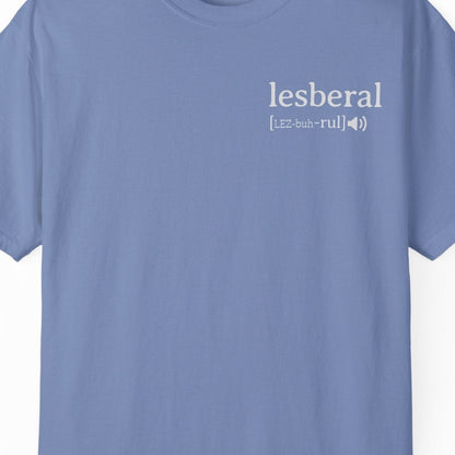 Lesberal Definition | Funny Lesbian Pride Tee Designed by Queer Energy - Queer Energy