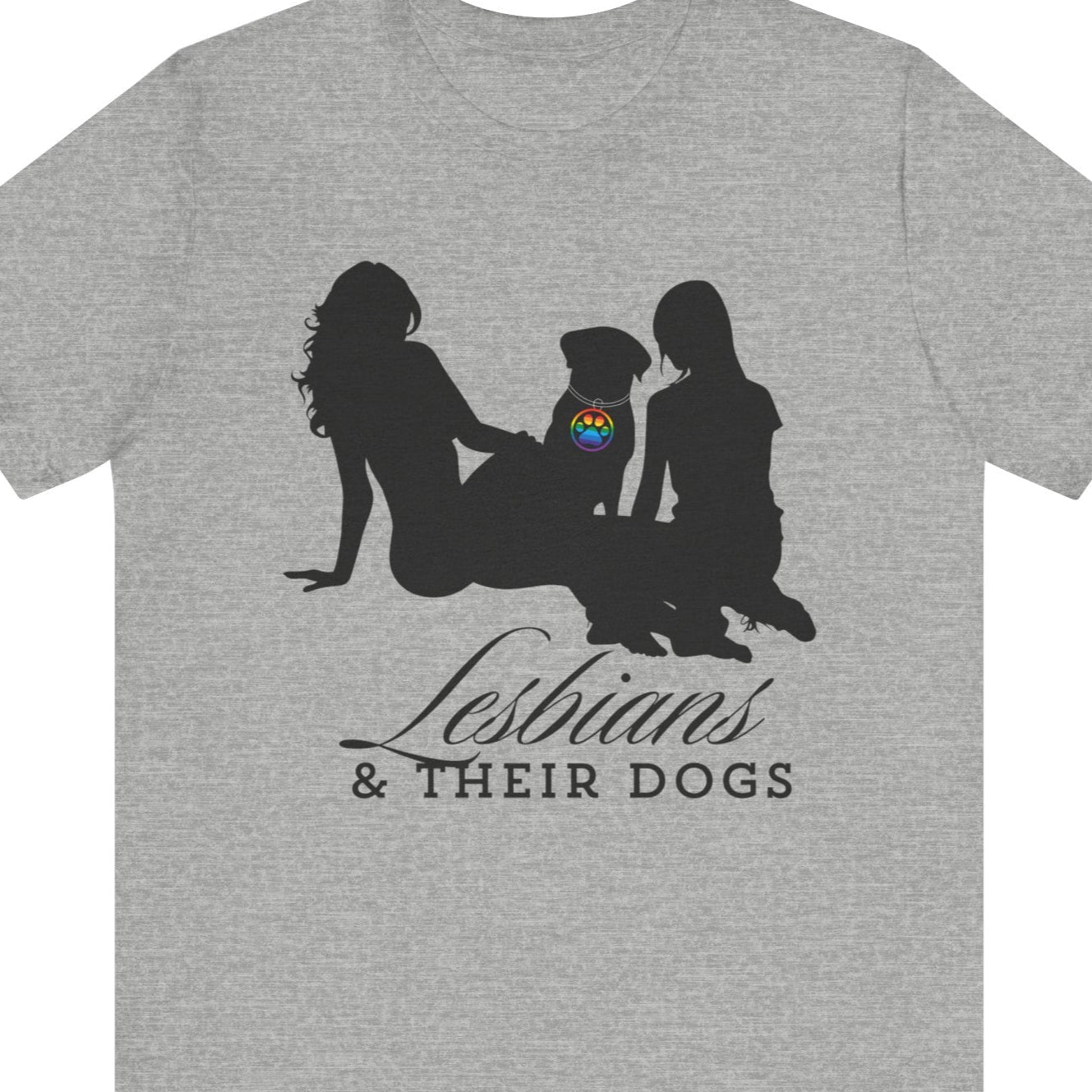 Lesbians & THEIR DOGS | Lesbian tee - Queer Energy