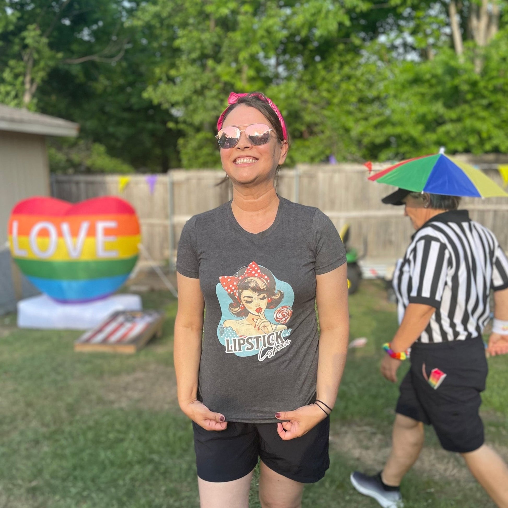 Lipstick Lesbian | Funny Lesbian tee - Queer Energy