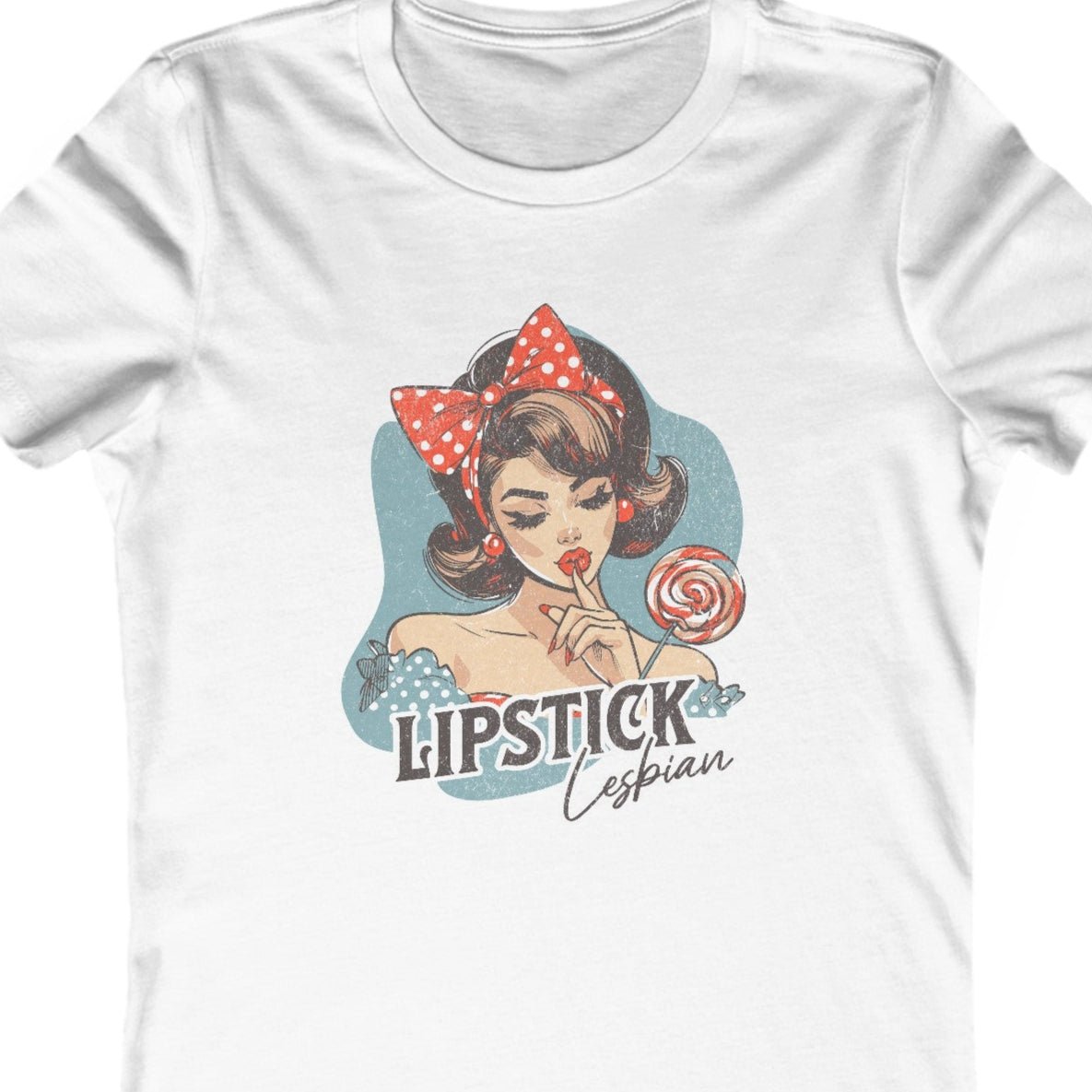 Lipstick Lesbian | Funny Lesbian tee - Queer Energy