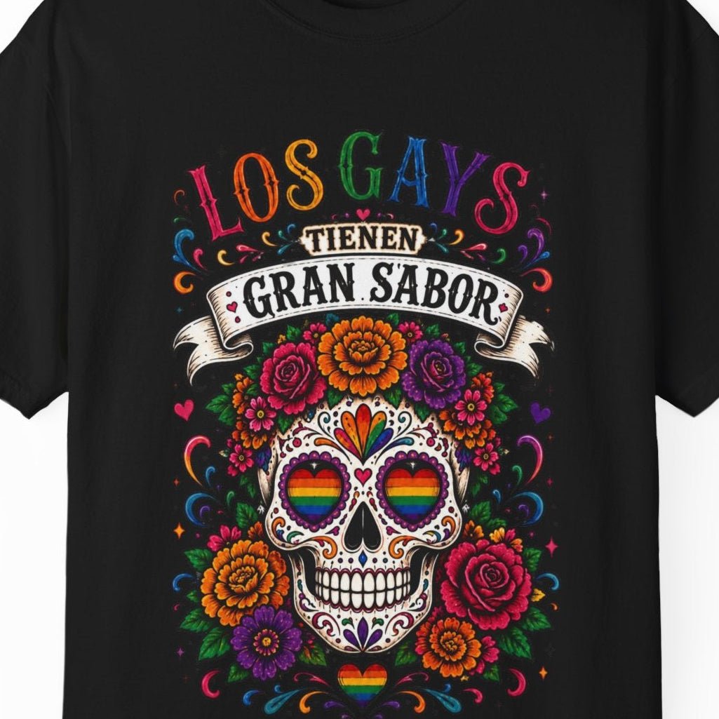 Los Gays Tienen Gran Sabor | Gay Pride Tee Designed by Queer Energy - Queer Energy
