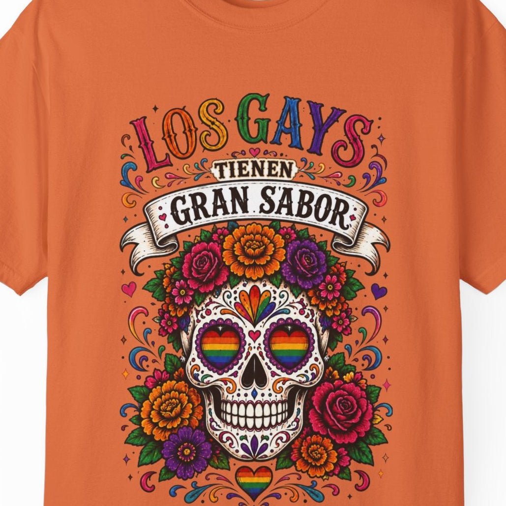 Los Gays Tienen Gran Sabor | Gay Pride Tee Designed by Queer Energy - Queer Energy