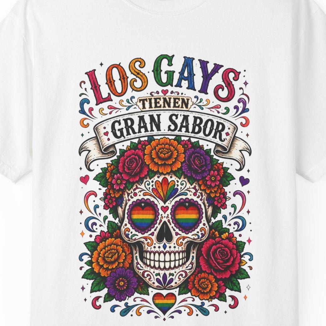 Los Gays Tienen Gran Sabor | Gay Pride Tee Designed by Queer Energy - Queer Energy