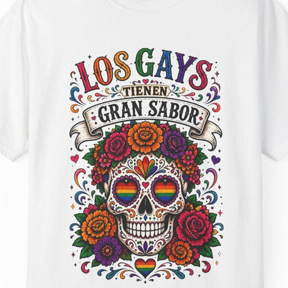Los Gays Tienen Gran Sabor | Gay Pride Tee Designed by Queer Energy - Queer Energy