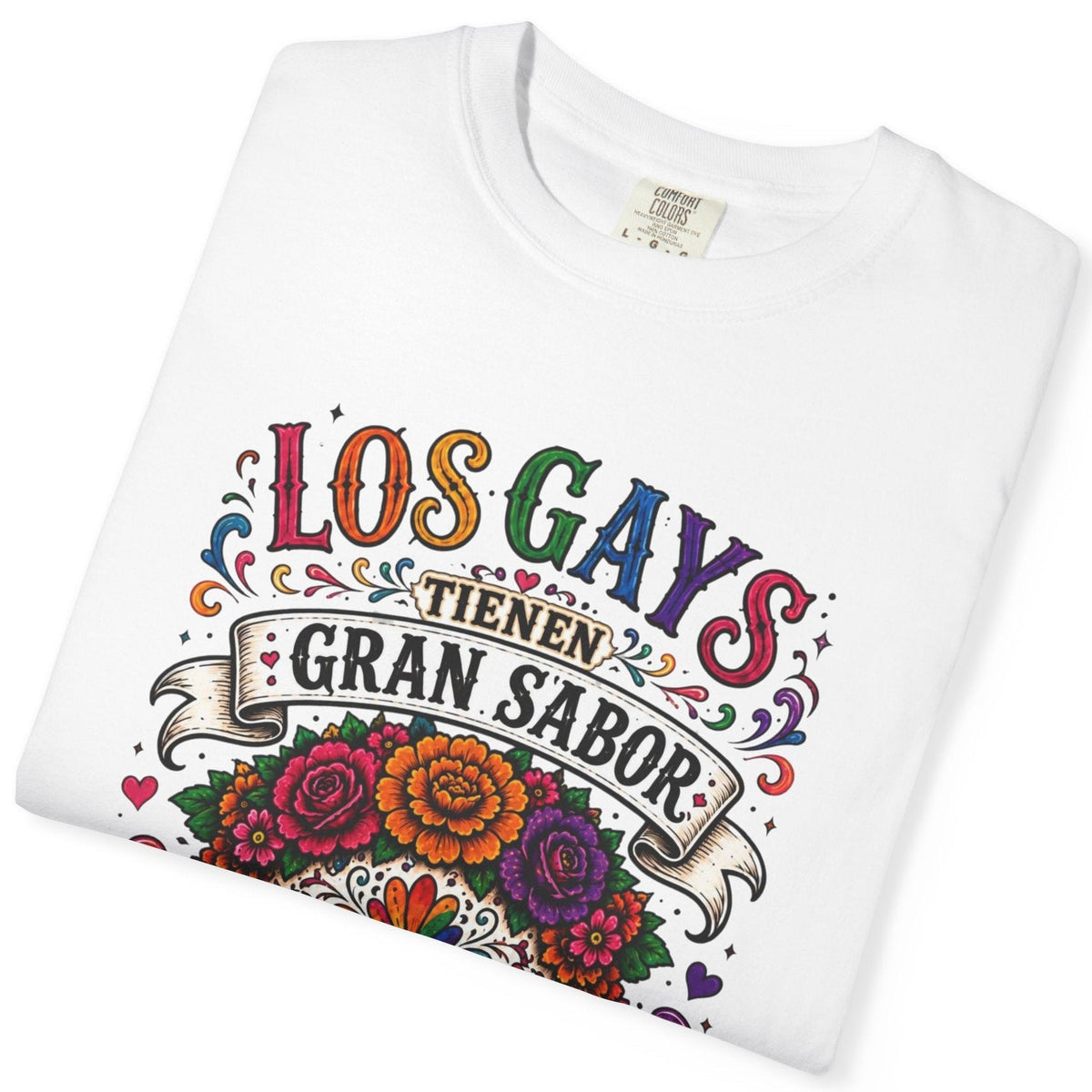 Los Gays Tienen Gran Sabor | Gay Pride Tee Designed by Queer Energy - Queer Energy
