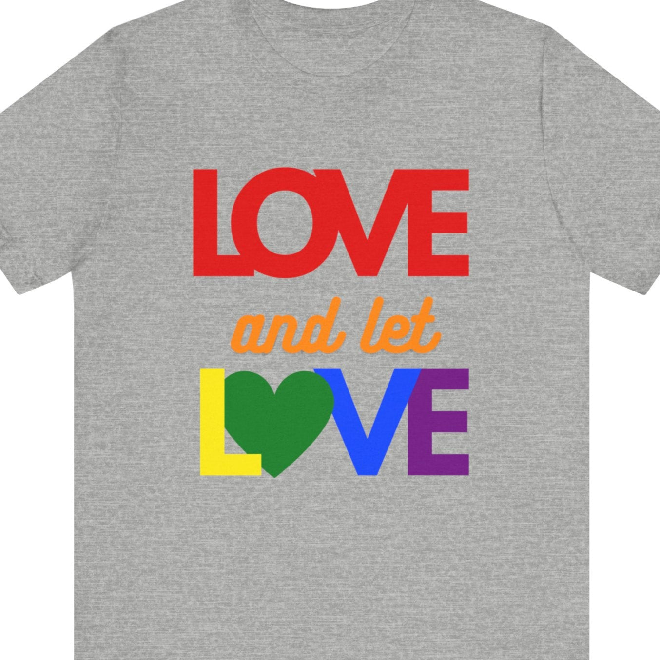 Love and let L<3VE | Gay Pride graphic - Queer Energy