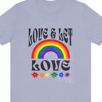 LOVE & LET LOVE | Gay Pride t-shirt - Queer Energy