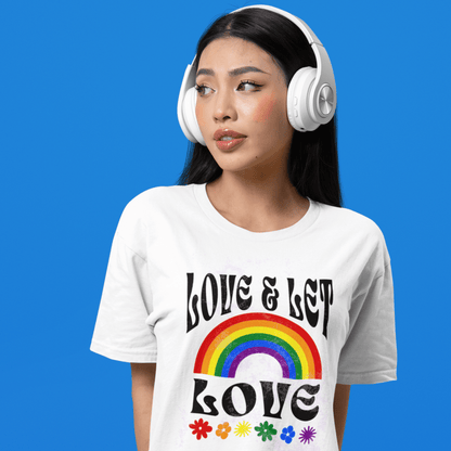 LOVE & LET LOVE | Gay Pride t-shirt - Queer Energy