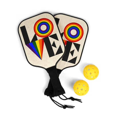 LOVE | LGBTQ+ Pickleball Paddle Kit - Queer Energy