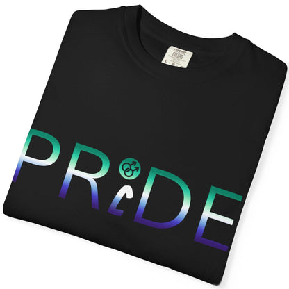 Pride Gay Tee | Gay Pride t-shirt, in Gay Pride Flag Colors, Designed by Queer Energy - Queer Energy