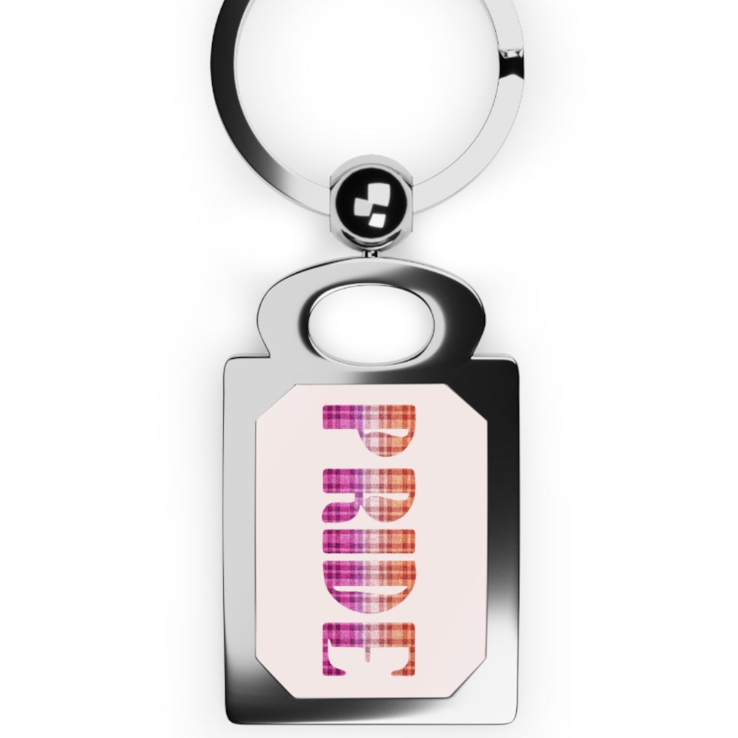 PRIDE Lesbian Flag Keyring | Sapphic Pride Keychain Designed by Queer Energy - Queer Energy