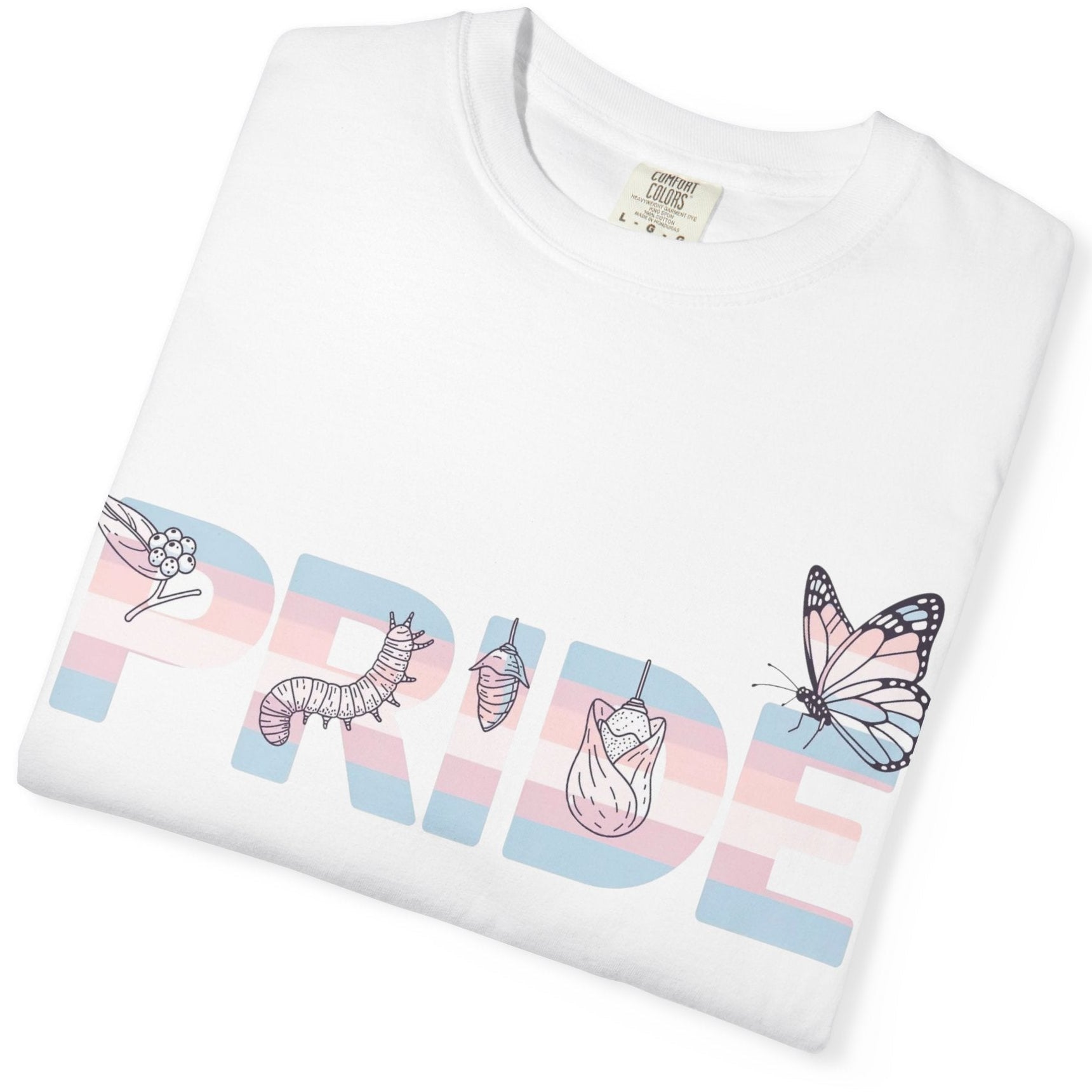 Pride Transgender Tee | Trans Pride t-shirt, Pride Transgender Flag Colors, Designed by Queer Energy - Queer Energy