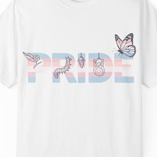 Pride Transgender Tee | Trans Pride t-shirt, Pride Transgender Flag Colors, Designed by Queer Energy - Queer Energy