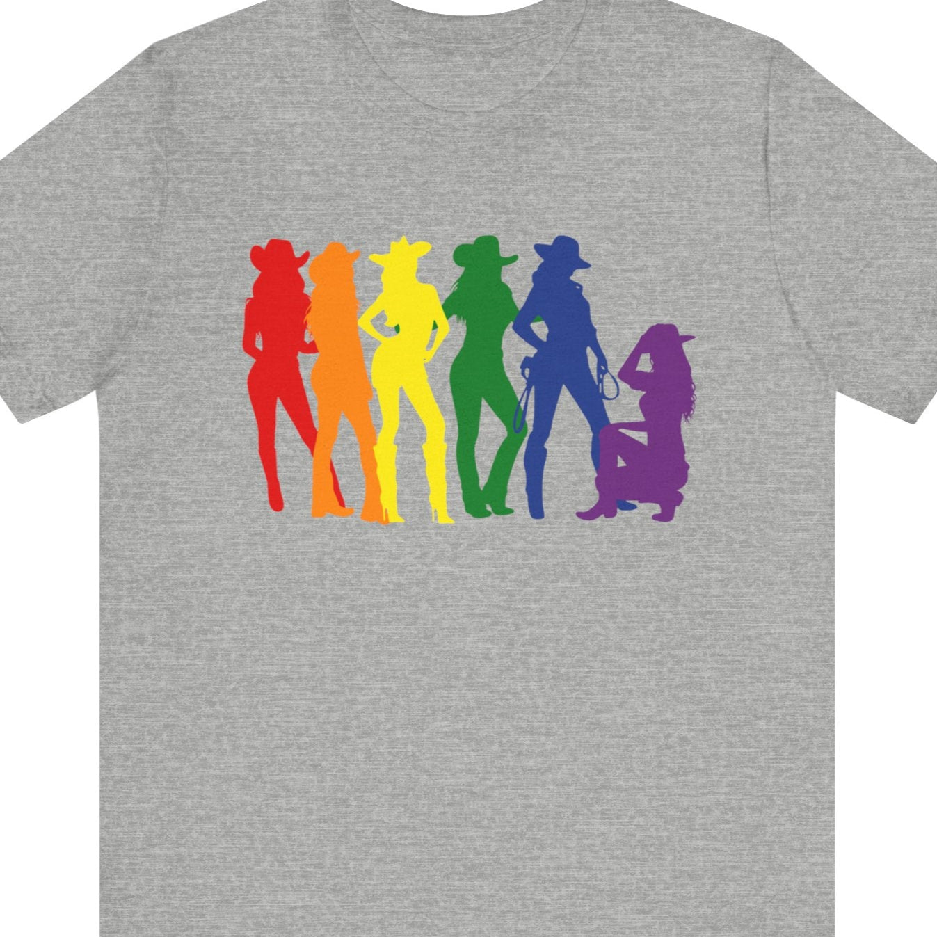 Rainbow Cowgirls | LGBTQ Pride Western Tee - Queer Energy