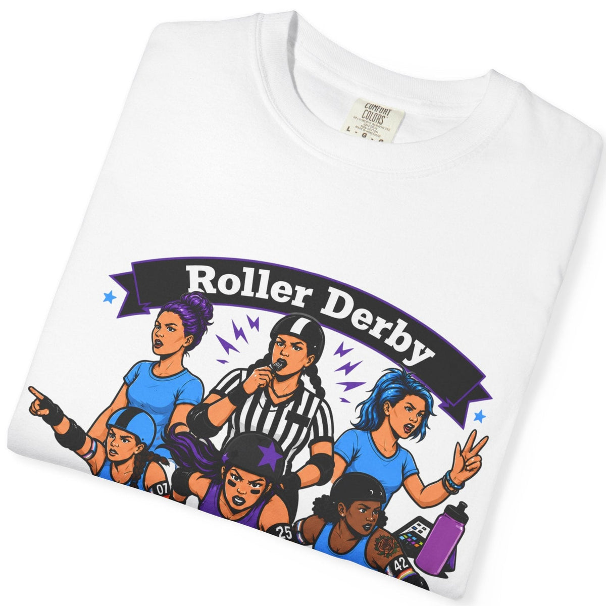 Roller Derby: The Pack Is Here | Gay Pride Tee Designed by Queer Energy - Queer Energy