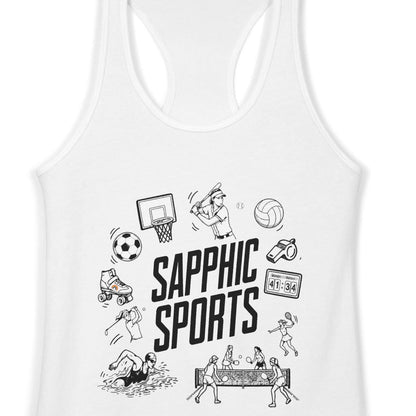 Sapphic Racerback Tank - Women's Pride Tank