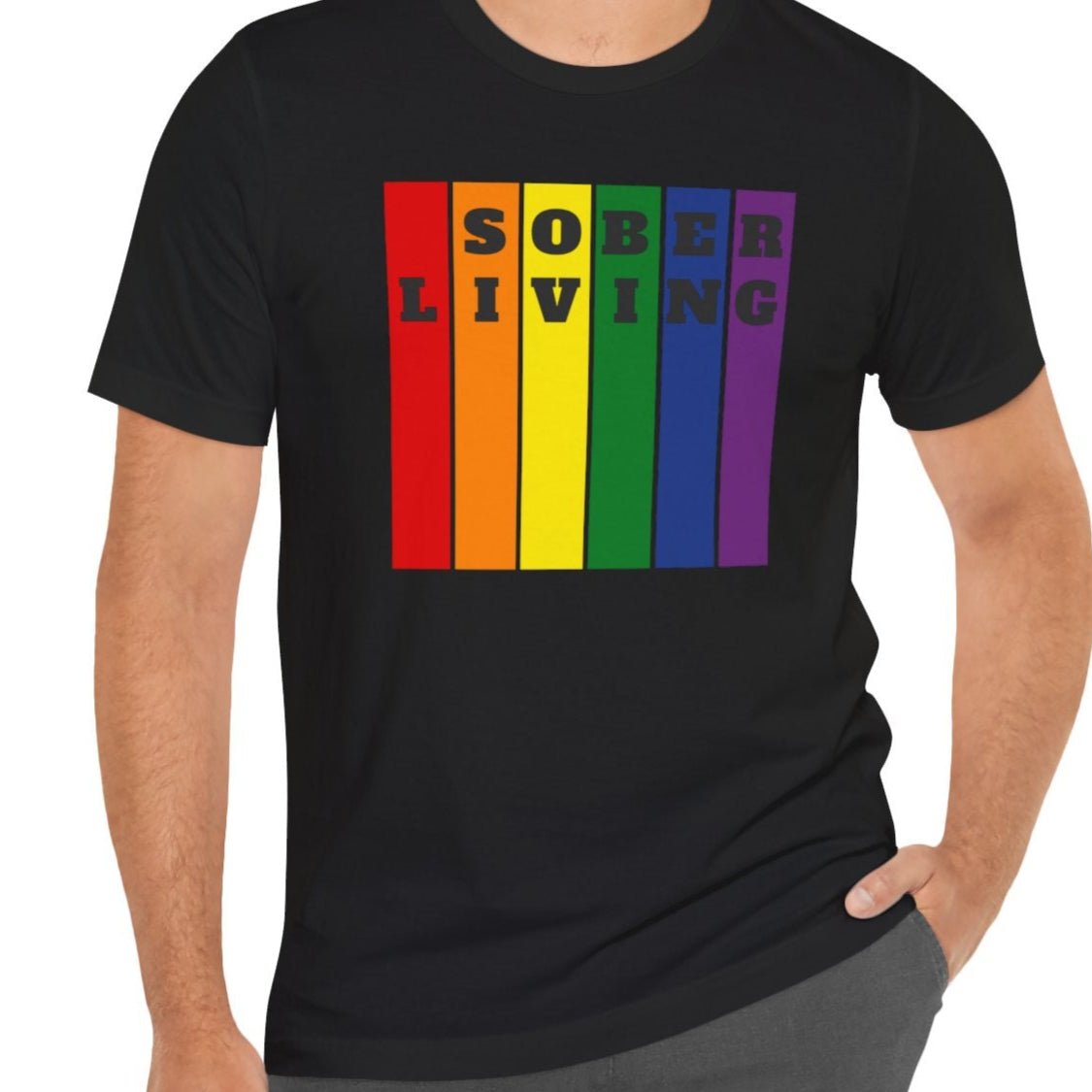 SOBER LIVING | LGBTQ Pride Recovery Tee - Queer Energy