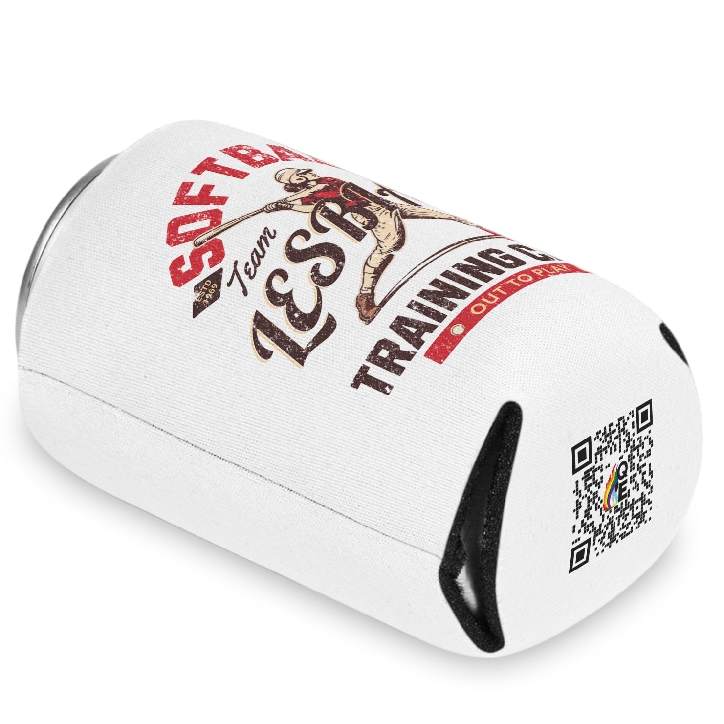 Softball Lesbian Training Camp | Can Cooler Designed by Queer Energy - Queer Energy