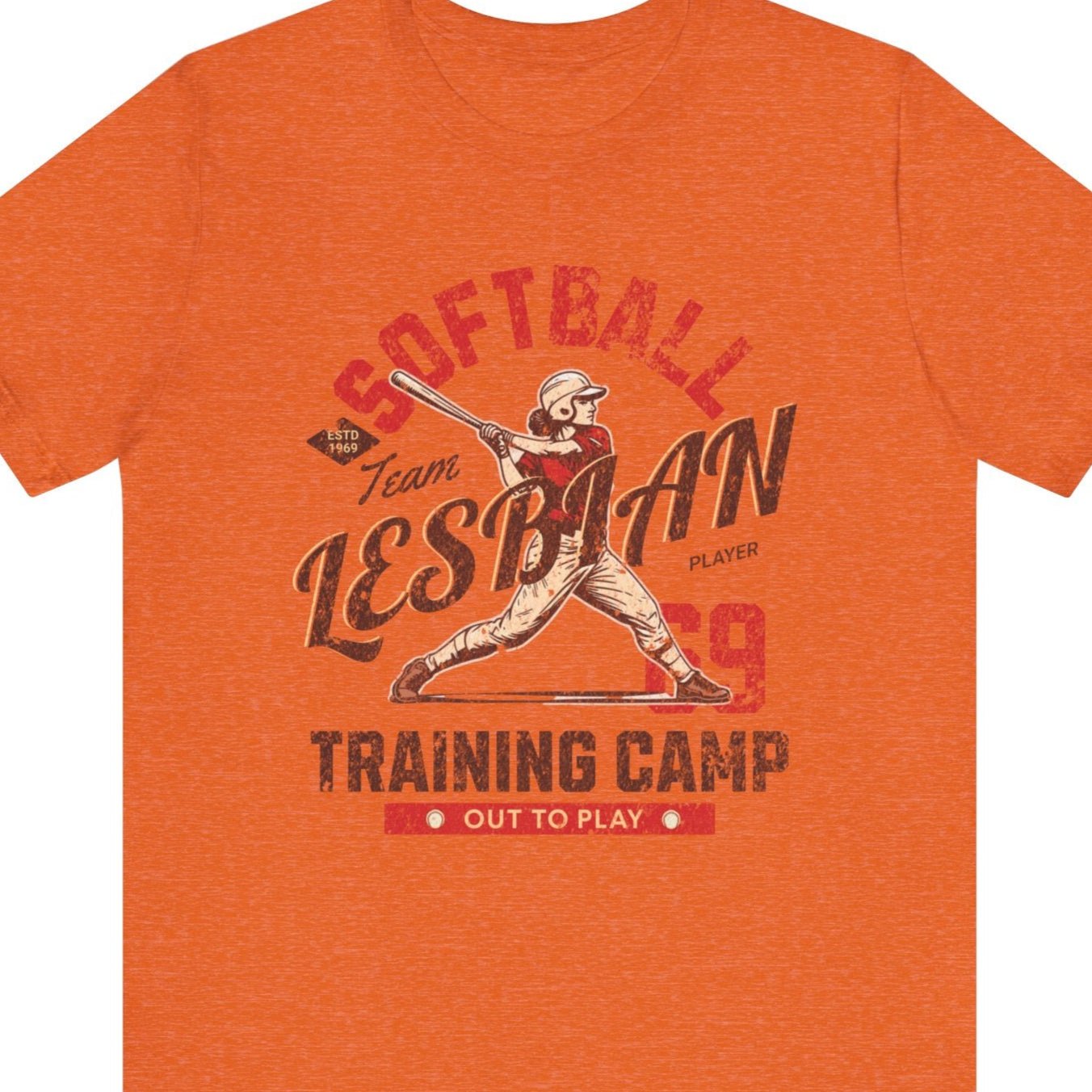 Softball Lesbian Training Camp | Funny Lesbian Tee by Queer Energy - Queer Energy