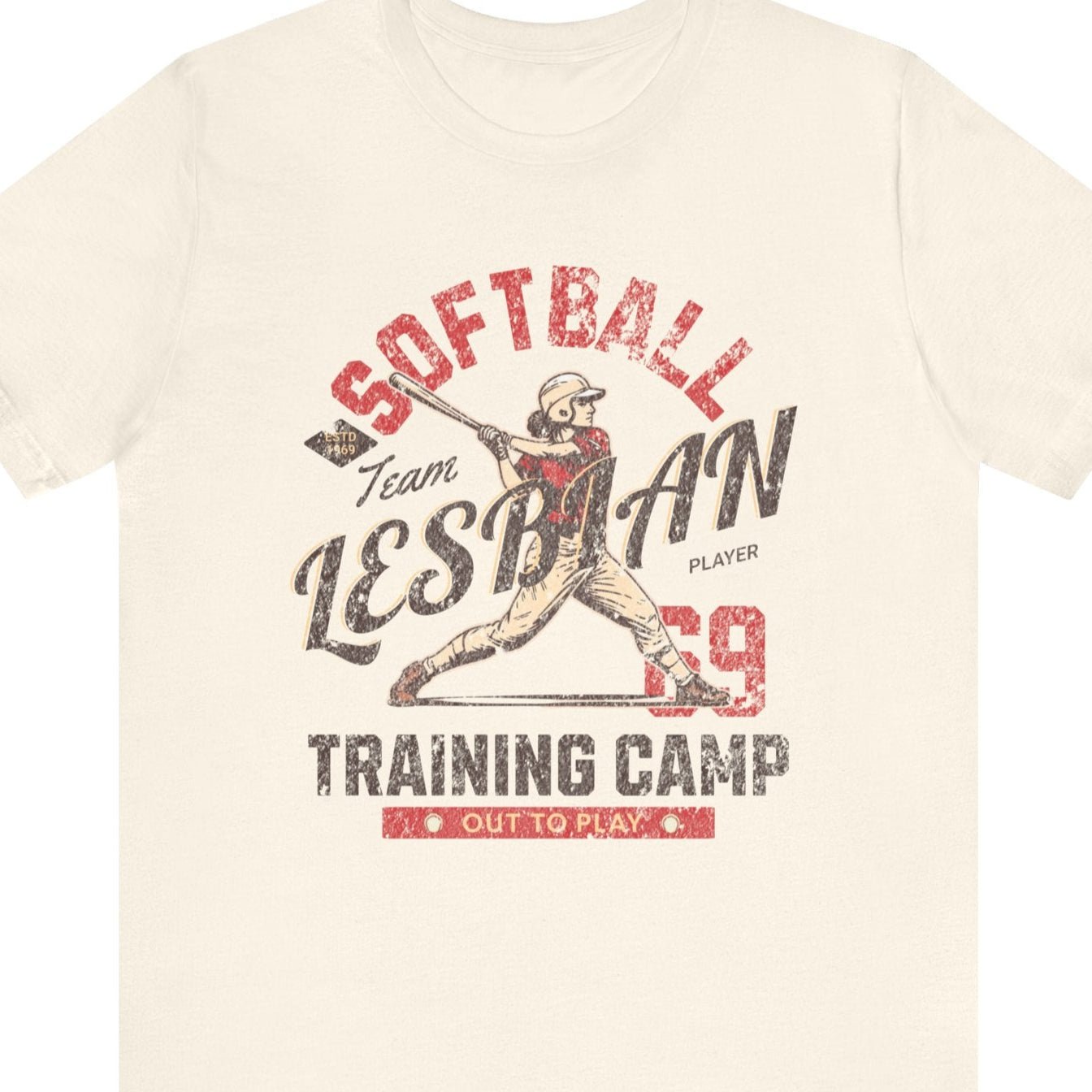 Softball Lesbian Training Camp | Funny Lesbian Tee by Queer Energy - Queer Energy