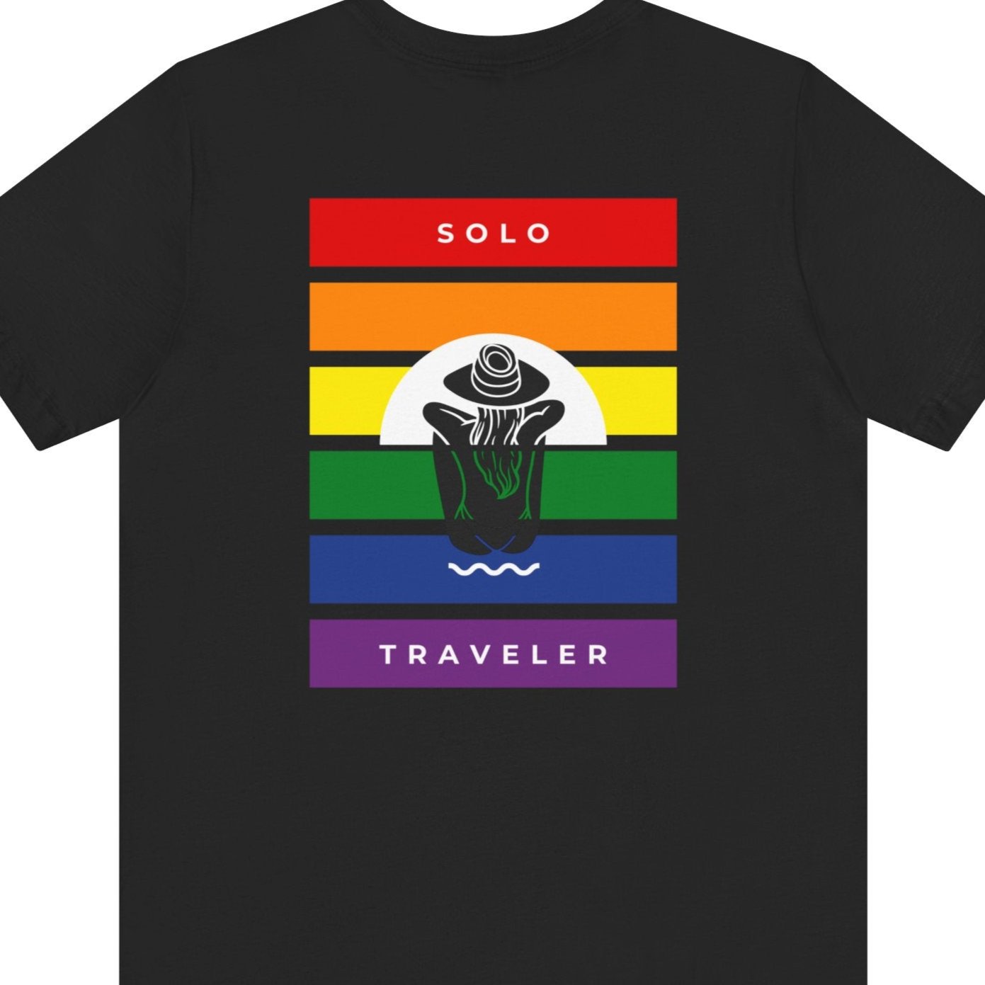 Solo Traveler | Gay Travel Tee - Queer Energy